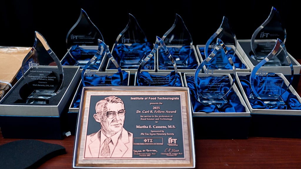 Awards from the Institute of Food Technologists